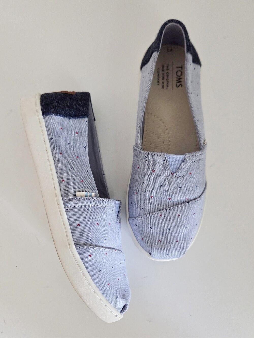 TOMS Girls' Luca Slip-On Sneakers 1Y
